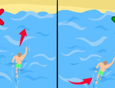 Illustration of how to survive a rip current Rip Current, Being Prepared, How To Survive, Home Education, You Can Do, Jay, Education