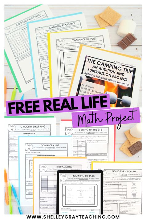 Math Real Life Activities, Middle School Math Projects Real Life, Math In Real Life Project, Real Life Math Projects, Third Grade Math Projects, Math In Real Life, Project Based Learning High School, Project Based Learning Middle School, Math Projects Middle School