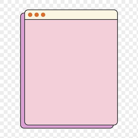 Windows Pop Up Png, Window Png, Png Frame, Aesthetic Png, Sticker Png, Diy Journal Books, Blog Graphics, Pop Up Window, Cute Frames