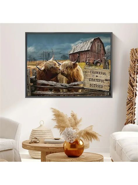 Farmhouse Highland Cow Wall Art Rustic Country Cow Barn Truck Pictures Wall Decor Thankful Grateful Canvas Prints Framed Modern Home Artwork for Bedroom Bathroom Living Room FramedFarmhouse Highland Cow Wall Art Rustic Country Cow Barn Truck Pictures Wall Decor Thankful Grateful Canvas Prints Framed Modern Home Artwork For Bedroom Bathroom Living Room Framed Gold         Home Decor, size features are:Bust: ,Length: ,Sleeve Length: Cow Barn, Highland Cow Wall Art, Artwork For Bedroom, Pictures Wall Decor, Country Cow, Home Artwork, Truck Pictures, Cow Wall Art, Wall Art Rustic