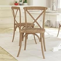 Wooden Dining Chair, Wood Side Chair, Farmhouse Dining Chairs, High Back Dining Chairs, Crossback Chairs, Bistro Style, Wooden Dining Chairs, Dining Chair Design, Bistro Chairs