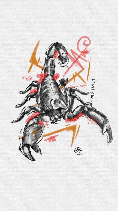 Zodiak illustration Scorpio Scorpio Illustration, Graphic Design Illustration, Design Illustration, Illustration Design, Humanoid Sketch, Graphic Design, Illustrations, Art, Design