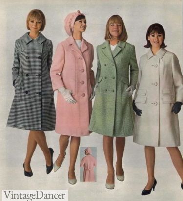 1960 Outfits, 60s Fashion Women, Outfit Trench, 1960s Fashion Women, 1960s Coat, 60s Women, 60s And 70s Fashion, Fashion 1960s, 20th Century Fashion