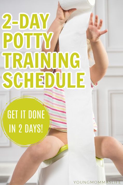 Learn how to create a potty training schedule for your toddler that works! Potty training boys or girls can be tough but with this potty training chart you can get it done in only 2 days! Included is a free printable. I potty trained my 18 month old toddler but works for a 2 year old and 3 year old too! Take a look at these potty training tips and get started today and be done with it asap! Potty Training Schedule Boys, Potty Training Time Schedule, Potty Training 2 Year Boy, Potty Schedule Toddlers, Potty Training Girls Under 2, How To Potty Train A Toddler Girl, Potty Training Poster, Potty Training Girls Age 3, Potty Training Girls 2 Year