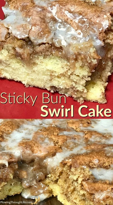 Cake With Box Cake, Coffee Cake From Box Cake Mixes, Cinnamon Bun Cake Mix Recipes, Boxed Vanilla Cake Mix Recipes, Vanilla Cake Box Mix Recipes, Easy Desserts With Cake Mix Boxes, Cakes From Box Cake Mixes, Vanilla Cake Mix Ideas, Box Cake Mix Ideas