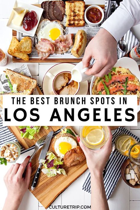 The Best Brunch Spots In Los Angeles|Pinterest: @theculturetrip Brunch Los Angeles, Oc California, Los Angeles Downtown, Brunch Places, Los Angeles Travel, Brunch Cocktails, Brunch Spots, Breakfast Items, Weekend Brunch