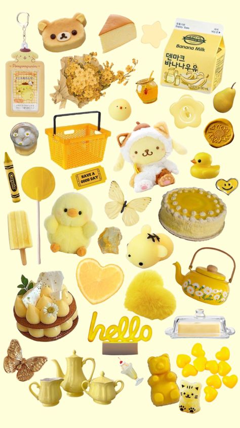 yellow I spy #yellowvibes #yellowcollage Cute Yellow Stickers Printable, Yellow Stickers Png, Yellow Aesthetic Journal, Yellow Journal Stickers, Yellow Stickers Aesthetic, Yellow Aesthetic Stickers, Yellow Icons Aesthetic, Grad Letters, Yellow Scrapbook