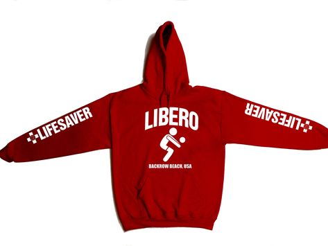 Libero Lifesaver Volleyball Hoodie 5162 Apparel   50% Cotton / 50% Poly Blend Unisex Adult Retail Fit 8 oz Volleyball Hoodies, Volleyball Quotes Funny, Volleyball Things, Volleyball Aesthetic, Volleyball Hoodie, Volleyball Stuff, Sports Ideas, Cara Mia, Volleyball Tips