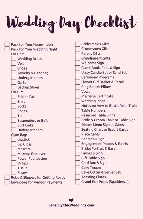 Day Checklist, Wedding Day Checklist, Wedding Gifts For Parents, Wedding Planning Timeline, Wedding List, Wedding Planning Guide, Summer Dresses For Wedding Guest, Future Wedding Plans, Planning Checklist