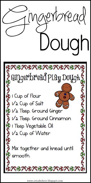 December Weekly Themes Preschool, Preschool Brunch Ideas, Ginger Bread Man Crafts Preschool, Christmas Preschool Learning Activities, December School Activities, December Curriculum Preschool, Gingerbread Boy Activities, Diy Christmas Sensory Bin, Ginger Bread Playdough Recipe