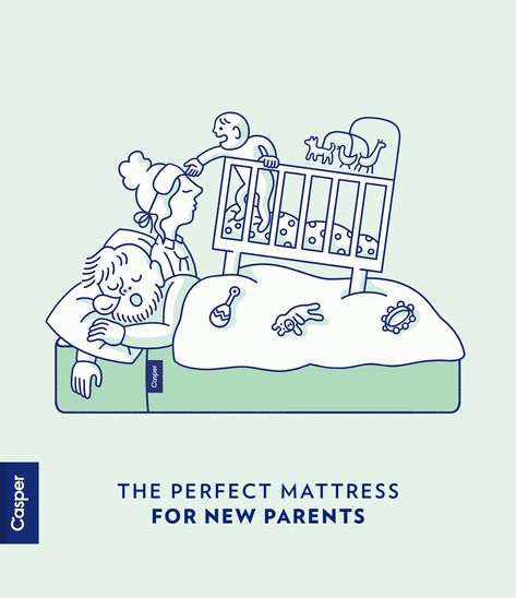 Casper: the perfect mattress for new parents. Millennial Aesthetic, Casper Mattress, Ad Copy, Startup Company, Fall Asleep, Bad News, Experiential, Print Ads, New Parents