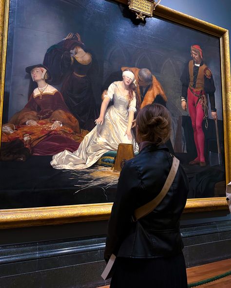 Painting, art, history The Execution Of Lady Jane Grey, Lady Jane Grey Painting, Jane Grey Aesthetic, Lady Jane Grey Aesthetic, My Lady Jane Aesthetic, 1700s Art, Tudor Aesthetic, History Degree, Paul Delaroche