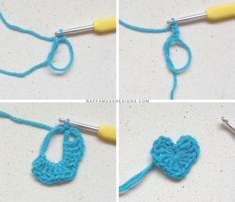 Woobles Crochet Pattern Free, Free Crochet Heart Pattern, Crochet Appliques Free Pattern, Crochet Hearts Pattern Free, Crochet Heart Pattern Free, Free Heart Crochet Pattern, Crochet Dreams, Crochet Applique Patterns Free, Heart Applique