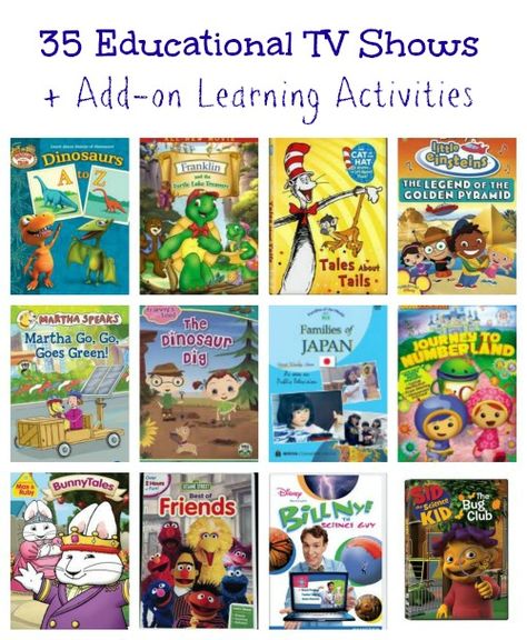 35 Educational TV Shows for Kids + Add-on activities to go with each for hands-on learning. Esl Ideas, Annie Grace, Importance Of Time Management, Kids Tv Shows, Parenting Help, Homeschool Life, Creative Classroom, Kids Tv, Kids Watches