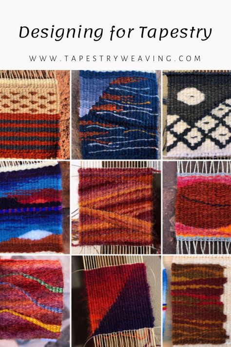 Designing for tapestry — Rebecca Mezoff Weaving Wall Decor, Tapestry Loom Weaving, Weaving Patterns Design, Contemporary Tapestries, Tapestry Loom, Navajo Weaving, Weaving Loom Diy, Small Tapestry, Handwoven Tapestry