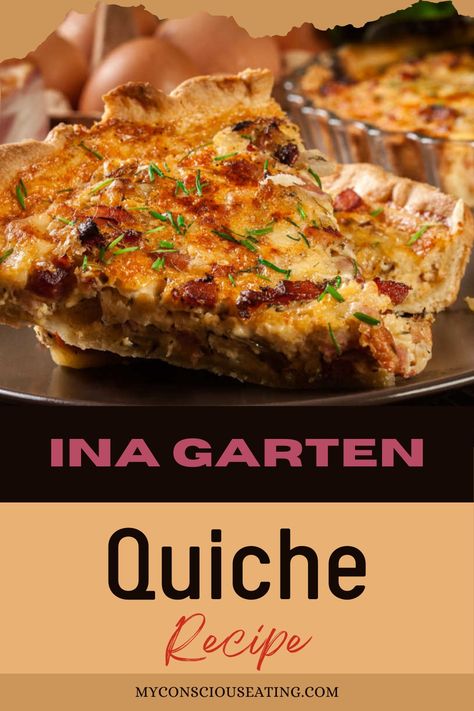 Elegant and Simple Quiche à la Ina Garten Ina Garden, Barefoot Contessa Recipes, Delicious Quiche, Tart Dough, Ina Garten Recipes, Quiche Recipe, Pastry Crust, Cheesy Bacon, Barefoot Contessa