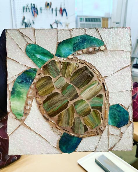 Scroll down to see more details about the workshop, instructor and cancellation policy. TO RESERVE YOUR SPACE:Pay in Full oruse coupon code: DEPOSIT to pay 50% deposit [split] Mosaic Art 101 (2-day class) with Cherie Bosela Date: June 8-9, 2024 - Saturday and SundaySkill Level: All levels - Beginners Hours: 10am – 3pm with a lunch break (we may stay longer if needed) Materials included: All materials includedMinimum # of students: 4 Description: Mosaic Art 101! In this workshop you will learn ab Clay Mosaic Art, Glass Mosaics Ideas, Turtle Mosaic Ideas, Ocean Mosaic Ideas, Glass Mosaic Art Diy, How To Mosaic, Mosaic Projects For Kids, Mosaic Projects Free Pattern, Mosaic Projects For Beginners