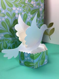 Paper Dove, Peace Crafts, Dove Ornament, Peace Bird, Dove Ornaments, Dove Bird, Silhouette Christmas, Peace Dove, Peace On Earth