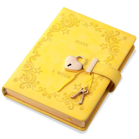 PRICES MAY VARY. Heart shaped lock :This diary with lock for girls comes with a heart-shaped gold lock to better protect your privacy. And two keys are included to avoid the situation of not being able to open this diary with lock because of the loss of one of the keys. Exquisite design: This diary with lock and key has a fine pattern cover and excellent waterproof performance, more elegant and practical; The gold sides also enhance the overall aesthetic, and the design of heart-shaped inner bag Kawaii Binder, Diary With Lock And Key, Diary Cover Design, Lock Diary, Diary For Girls, Cowboy Song, Journal With Lock, Diary With Lock, Better Writing