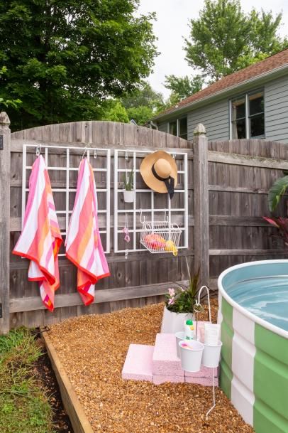 Pink Stock Tank Pool, Stocktank Pool Ideas, Farm Pool, Stock Pool, Diy Stock Tank Pool, Tank Pool Ideas, Upcycle Junk, Stock Tank Pool Ideas, Perfect Yard