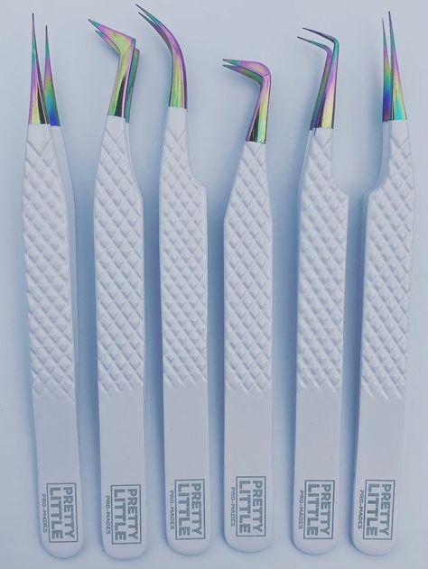 CLASSIC RAINBOW LASH TWEEZERS FOR VOLUME LASHES Lash Tweezers Aesthetic, Tweezers Aesthetic, Lash Tips, Lashes Tutorial, Lash Tweezers, Volume Lashes, Tweezers, Business Design, Vision Board