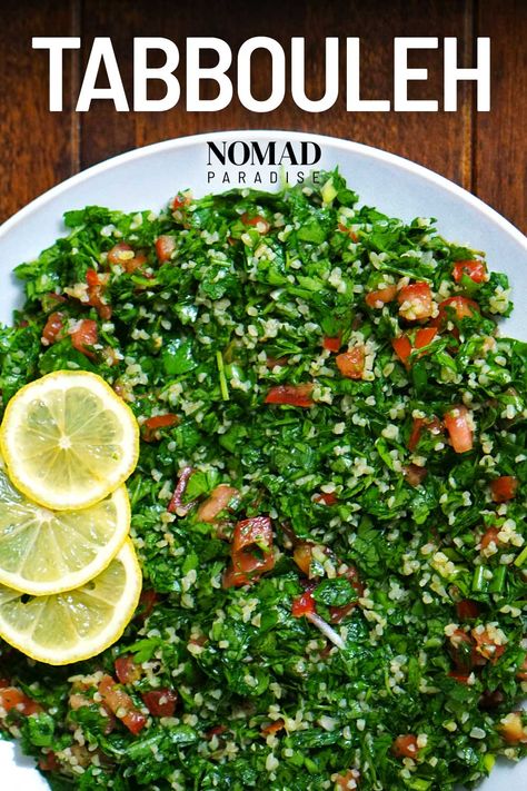 Tabuli Salad Traditional, Tebullah Salad, Tabulleh Recipe, Tabule Salad Tabbouleh Recipe, Mezze Salad, Tabule Salad, Tabouleh Salad Recipe, Lebanese Lunch, Lebanese Tabbouleh