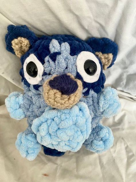 Amigurumi Bluey Crochet toys patterns free amigurumi #crochettoyspatternsfreeamigurumi #crochet #crochettoy #crochetpattern #crochetpatterns 1.685 Bluey Crochet Free Patterns, Crochet Bluey Amigurumi, Blue Crochet Ideas, Crochet Bluey, Diy Bluey, Blue Amigurumi, Toys Quotes, Yarn Animals, Knitting Bag Pattern