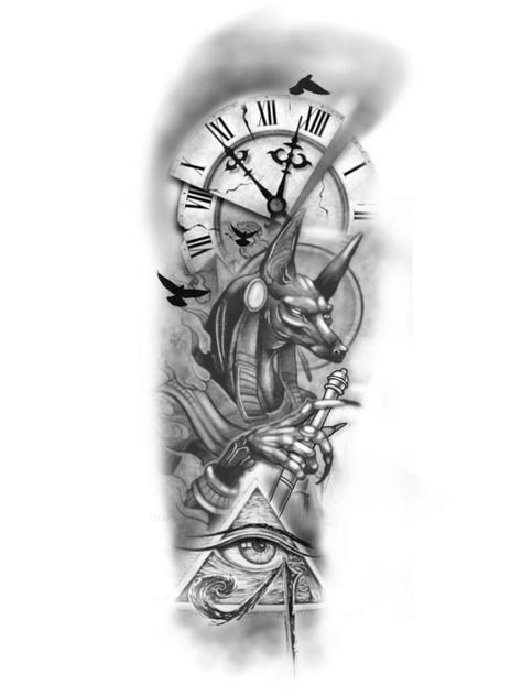 Tato Lengan Bawah, Catrina Tattoo, Egyptian Tattoo Sleeve, Anubis Tattoo, Lion Tattoo Sleeves, Men Tattoos Arm Sleeve, Men Tattoos, Forearm Tattoo Design, Cool Forearm Tattoos