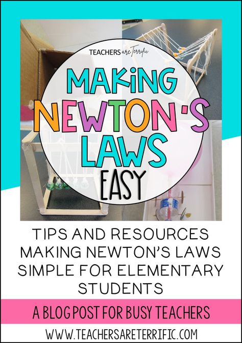 Newton Laws Of Motion Projects, Classroom Agenda, Newton's First Law Of Motion, Newtons Third Law Of Motion, Newton's Third Law, Motion Activities, Newton's Laws, Newtons Laws Of Motion, Laws Of Motion