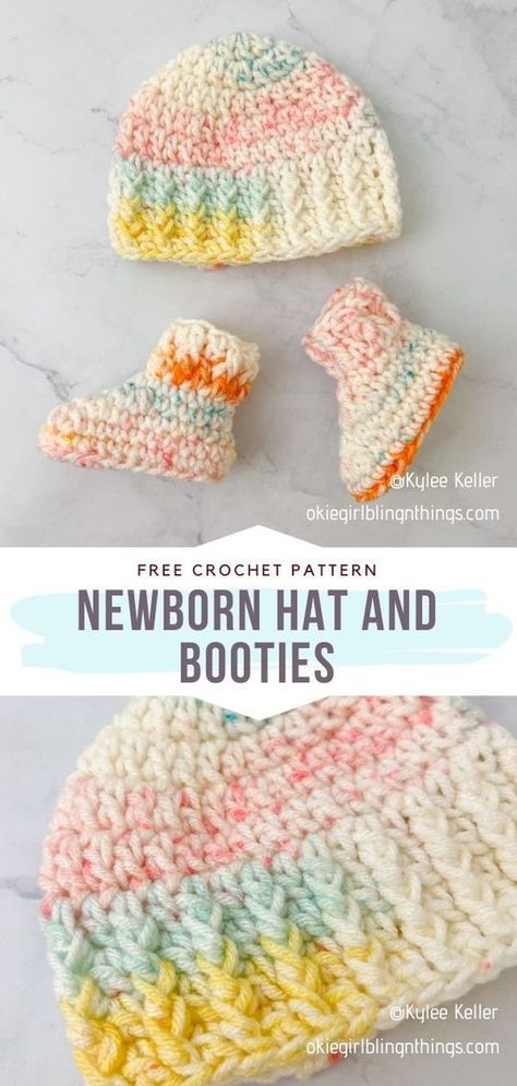 Free Crochet Patterns For Newborns, Baby Beanies Crochet, Infant Crochet Hat Pattern Free, Free Newborn Crochet Patterns, Crochet Patterns For Newborns, Crochet Newborn Hat Free Pattern, Newborn Crochet Hat Pattern, Macrame Things, Crochet Baby Hats Free Pattern