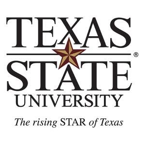 Texas State University University Graphic Design, College Pennants, Round Rock Texas, College Visit, Texas State University, Birthday Places, State School, University Logo, College Logo