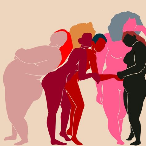 Body shaming refers to humiliating, criticizing, or saying negative things about a person’s physical appearance. It can be about the person’s height, size, features, or choice of clothing. Body shaming can make you feel unattractive, leading to mental health problems such as depression, low self-esteem, eating disorders, anxiety, or even body dysmorphic disorder. Body shaming is typically a form of bullying that all genders experience. It happens both online and offline. Illustrations Body Positivity, Body Disphorphia, Indesign Inspiration, Body Image Art, Body Positivity Art, Wedding Stills, Physical Appearance, Positive Art, Body Scanning