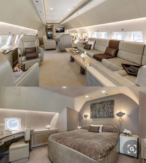 Private Plane Interior Luxury Lifestyle, Private Plane Interior, Jet Pribadi, Private Jet Plane, Private Jet Interior, Tiny Bedroom Design, Luxury Jets, Luxury Private Jets, Luxury Car Interior