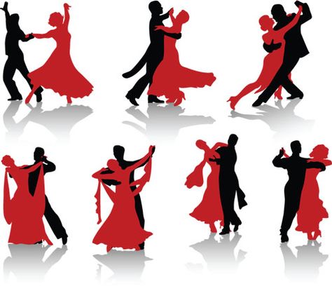 I would love to take lessons for ballroom dancing. Dancing Pose Reference, Dancing Pose, Dance Vector, Waltz Dance, Dance Silhouette, Ballerina Silhouette, Cartoons Dancing, Dancing Drawings, Social Dance