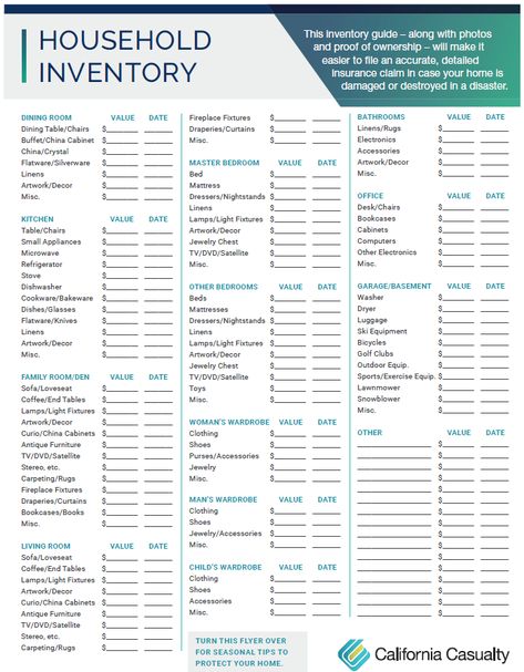 Home Management System, Household Inventory, Inventory Checklist, Family Emergency Binder, Home Organization Binders, Estate Planning Checklist, Inventory List, New Home Checklist, Work Planner Organization