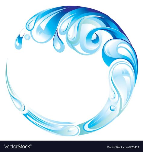 Stiker Macbook, Blue Water Background, Wave Drawing, Water Icon, Water Background, Water Logo, Seni 3d, Water Art, Bottle Design