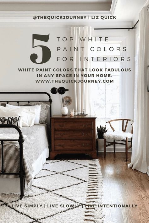 top white paint colors for interiors Perfect White Paint, Best White Paint Colors, Off White Paint Colors, Warm Whites, White Interior Paint, White Paint Color, White Wall Paint, Indoor Paint, Best White Paint