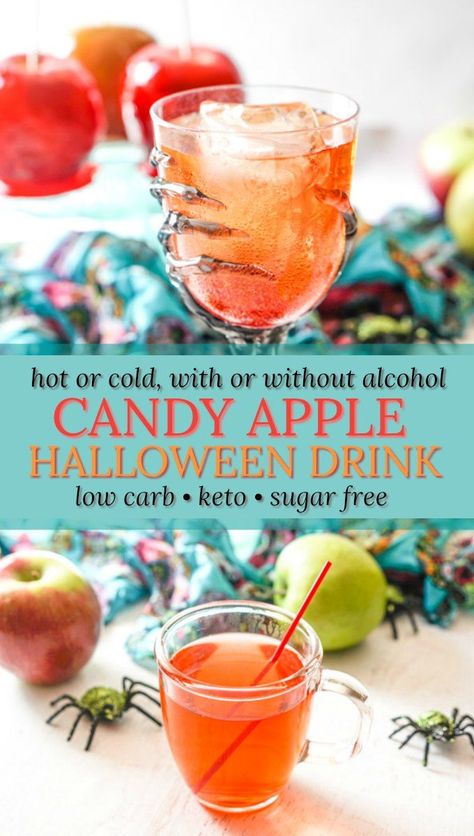 Cider Drink Recipes, Alcohol Candy, Apple Cider Drink, Low Carb Candy, Cider Drinks, Low Carb Cocktails, Apple Drinks, Sugar Free Drinks, Keto Cocktails