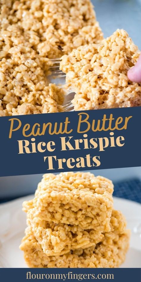 Peanut Butter Rice Crispy Treats, Krolls Korner, Squares Recipes, Peanut Butter Rice Crispies, Crispy Treats Recipe, Peanut Butter Rice Krispie Treats, Rice Crispy Treats Recipe, Peanut Butter Rice Krispies, Candy Fudge