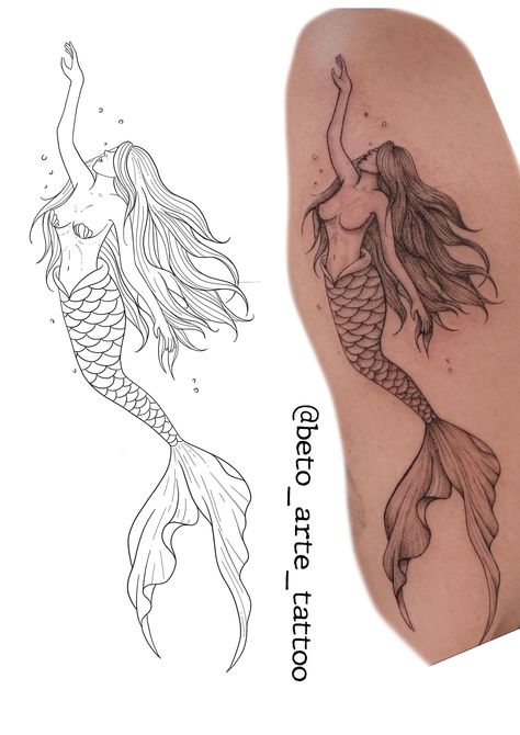 Bodypainting, Mermaid Tattoo Side Ribs, Mermaid Memorial Tattoo, Mermaid Arm Tattoo Sleeve, Water Sleeve Tattoo Women, Beautiful Mermaid Tattoo, Mermaid Tattoo Ribs, Mermaid Calf Tattoo, Sea Siren Tattoo