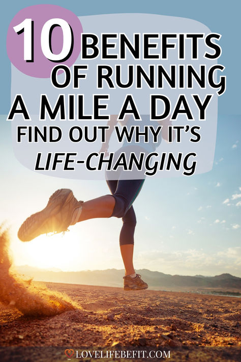 What to expect running a mile a day 1 Mile A Day Challenge, How To Run A Mile, Mile A Day Challenge, Running A Mile, Runners Workout, Benefits Of Running, Benefits Of Walking, Day Challenge, Marathon Running