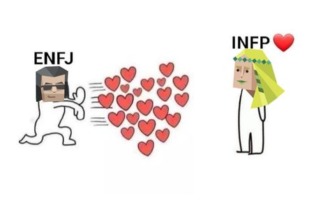 Enfj X Infp Memes, Infp And Enfp Love, Enfj X Infp Relationship, Infp Enfj Relationship Memes, Enfj Infp Relationship, Infp Infj Relationship, Infp Love, Enfj X Infp, Enfj Infp