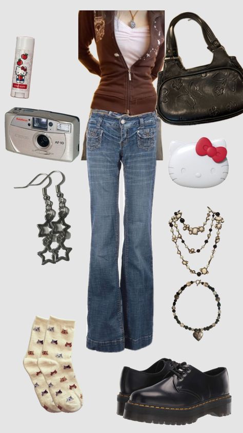 #outfitinspo #2000sfashion Tw Aesthetic, Outfit Shuffles, Money Clothes, Downtown Outfits, T Dress, 2000s Fashion Outfits, Korean Outfits, Fall Winter Outfits, Comfy Outfits