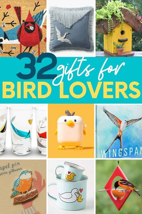 Looking for gift ideas for other bird lovers in your life? We've compiled the very best ideas for bird lovers of all ages. See our favorites right here! Charley Harper Birds, Gifts For Bird Lovers, Backyard Gifts, Bird Watching Gifts, Watch Diy, Gardening Gear, Crazy Bird, Bloom Baby, Mothers Day Crafts For Kids