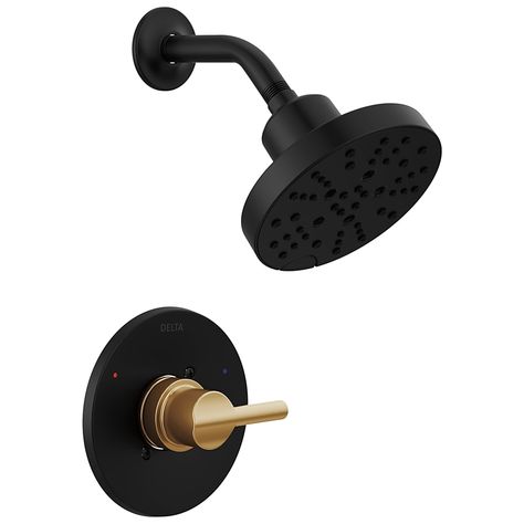 Delta Nicoli, Delta Shower Heads, Shower Fixtures, Shower Faucet Sets, Single Hole Bathroom Faucet, Delta Faucets, Bathtub Accessories, Champagne Bronze, Trim Kit