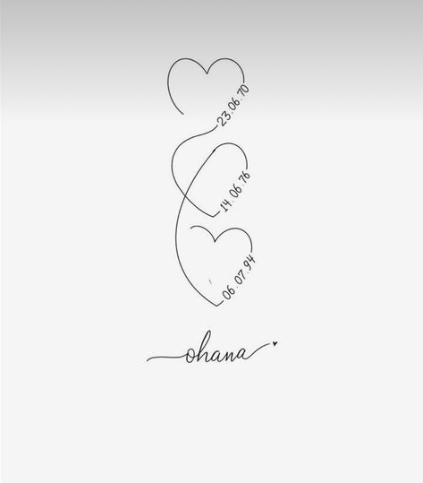 3 Hearts With Dates Tattoo, 3 Intertwined Hearts Tattoo, Meaningful Tattoos For Loved Ones Who Passed, Three Hearts Tattoo, Loved Ones Tattoos, Tattoos For Lost Loved Ones, Deep Meaning Tattoos, Tattoos About Love, Aesthetic Tattoos Arm