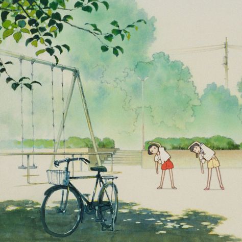 Watercolour Animation, Ghibli Scenes, Repressed Memories, Studio Ghibli Music, Studio Ghilbi, Animation Storyboard, 동화 삽화, Only Yesterday, Ghibli Artwork