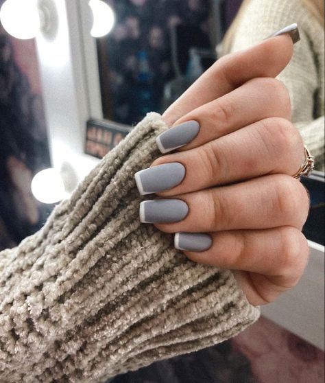 Matte Winter Nails 2023-2024 21 Ideas - women-club.online Nails Ideas Matte, Matte Winter Nails, Acrilyc Nails Ideas, White Matte Nails, Burgundy Matte Nails, Nail Colors For Winter, Nail Art Matte, Winter Nail Colors, Matte Nail Colors