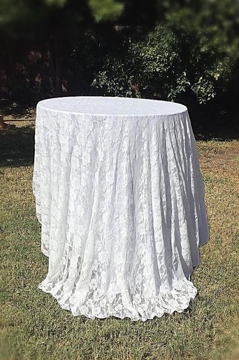 Lace Wedding Decor, Table Cloth Wedding, White Cocktail Tables, Wedding Table Setup, Lace Table Runner, Wedding Table Linens, Wedding Tablecloths, Table Overlays, Lace Table Runners