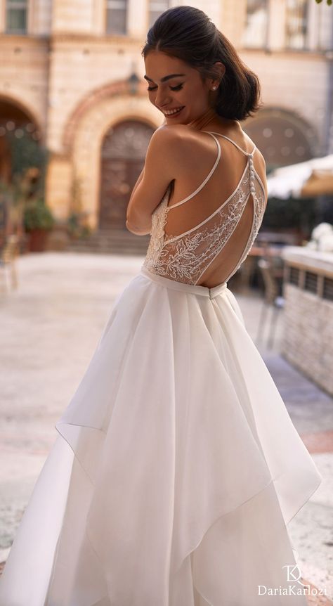 Daria Karlozi, Storybook Wedding, Chiffon Wedding Dress, Sophisticated Bride, Princess Gown, Chapel Train, Stunning Gowns, Fashion Group, Gown Wedding